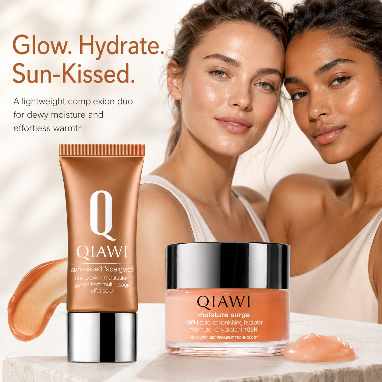 Hydrate. Glow. Look Sun-Kissed.