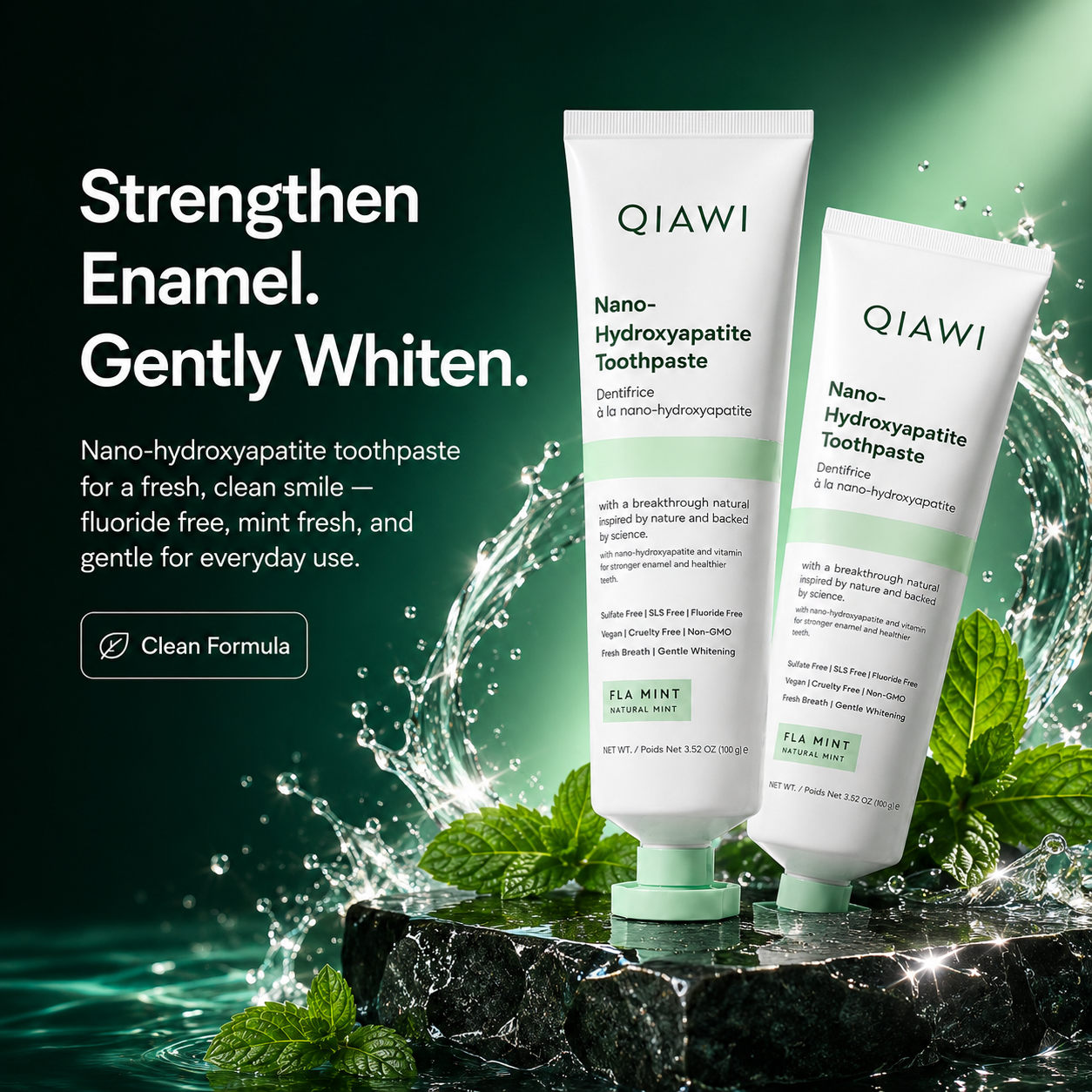 Stronger Enamel. Fresher Smile.