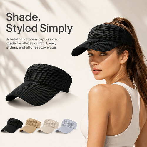 Breezy Woven Sun Visor
