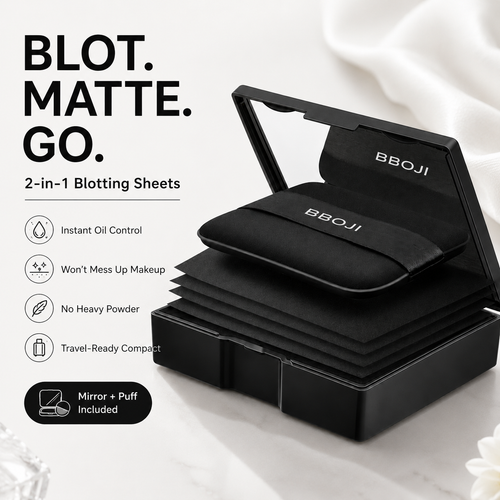 BBOJI 2-in-1 Oil Blotting Sheets