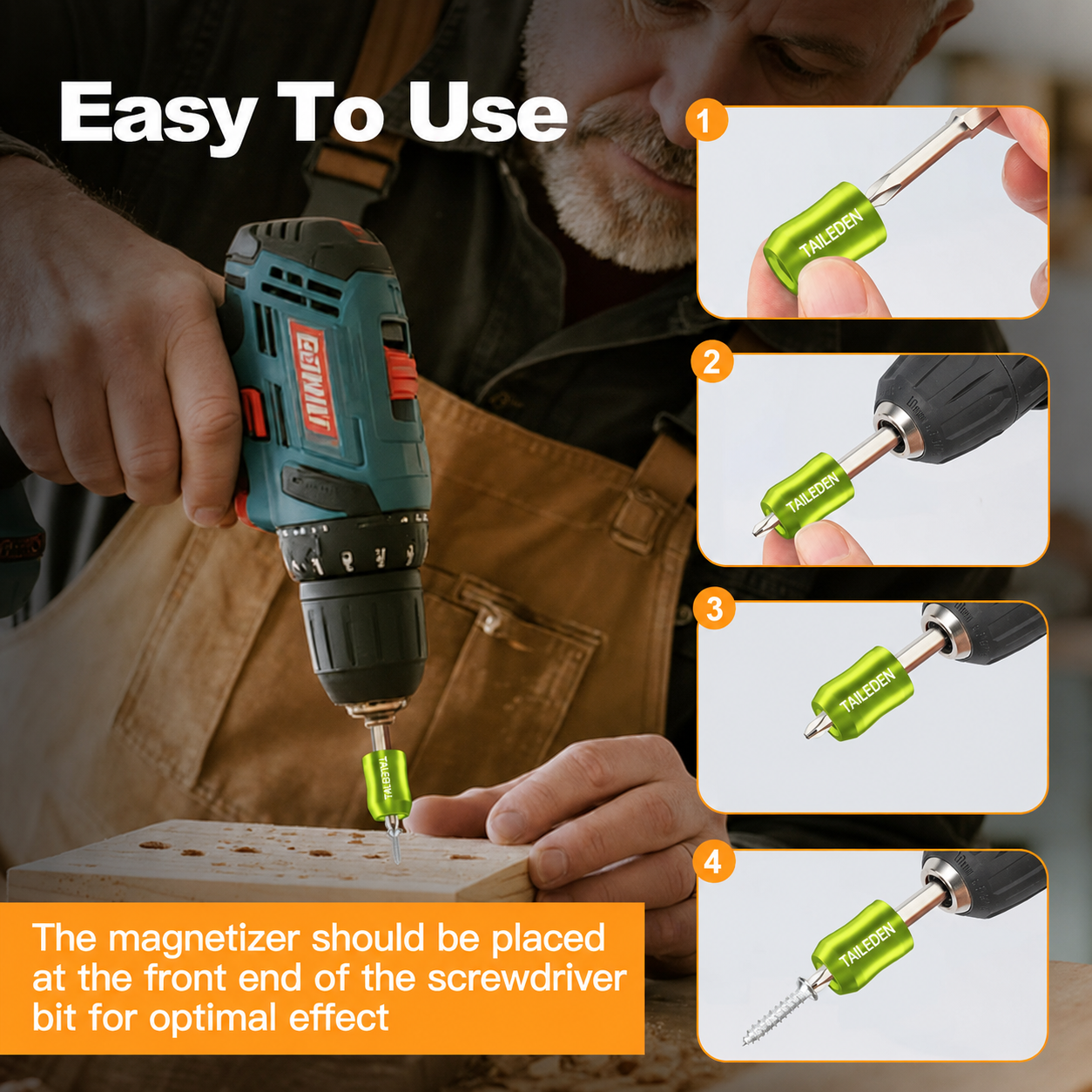 Drive Screws Faster. Hold Them Steady.