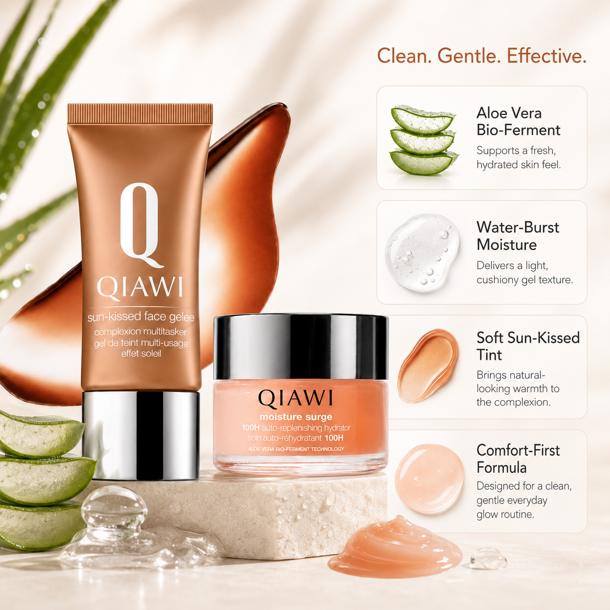Hydrate. Glow. Look Sun-Kissed.