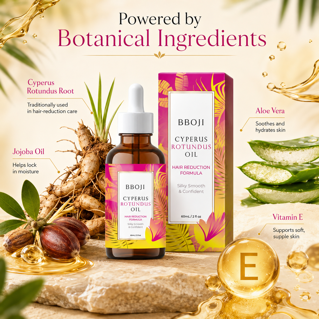 Hair-Minimizing Hydration Body Oil