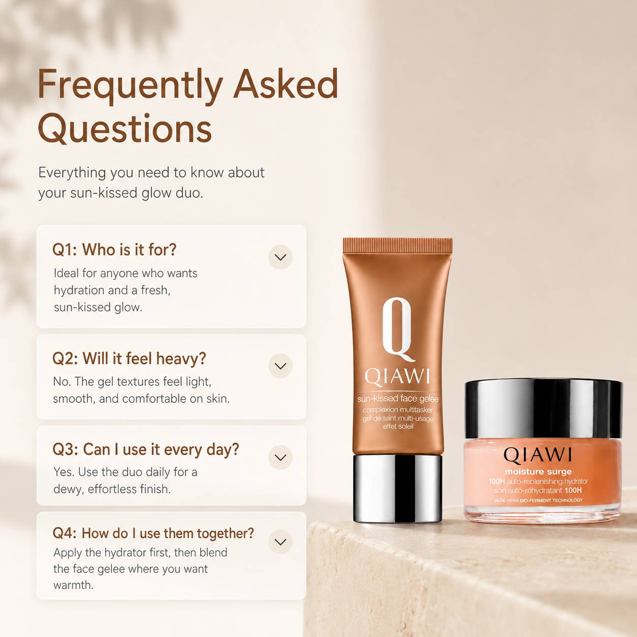 Hydrate. Glow. Look Sun-Kissed.