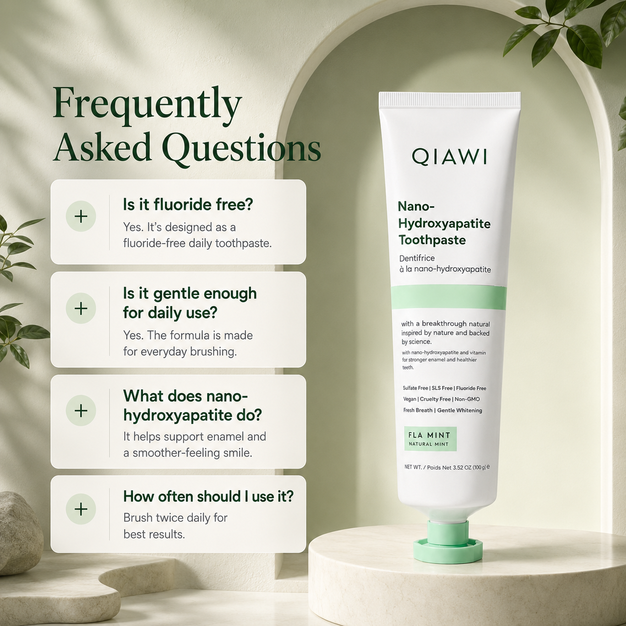 Stronger Enamel. Fresher Smile.