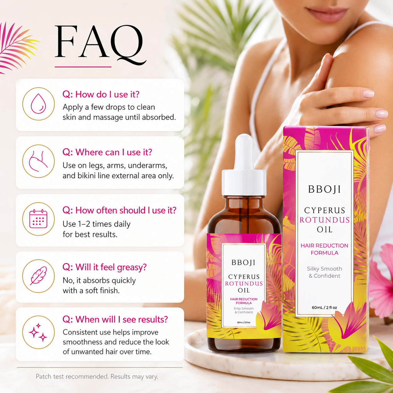 Hair-Minimizing Hydration Body Oil