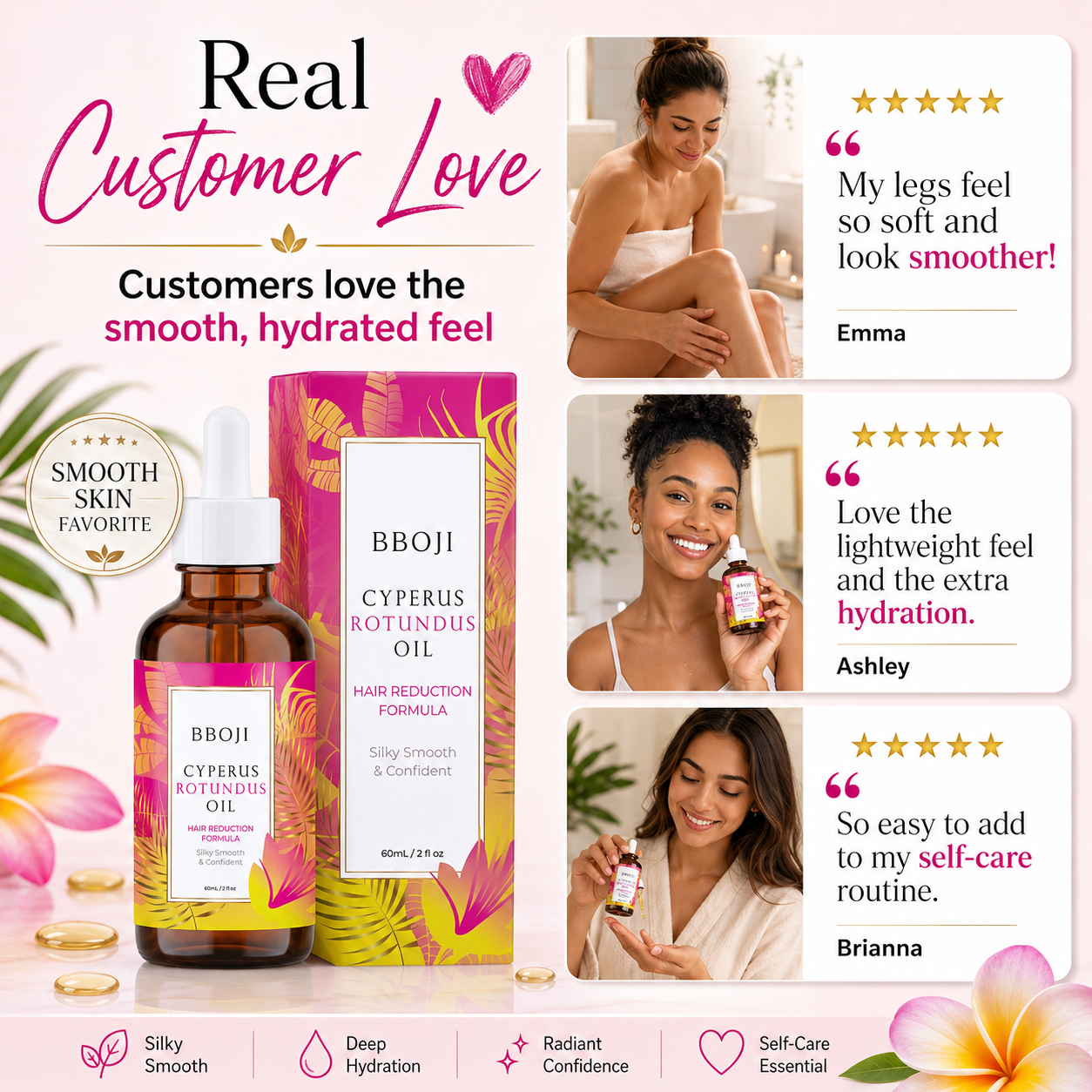 Hair-Minimizing Hydration Body Oil