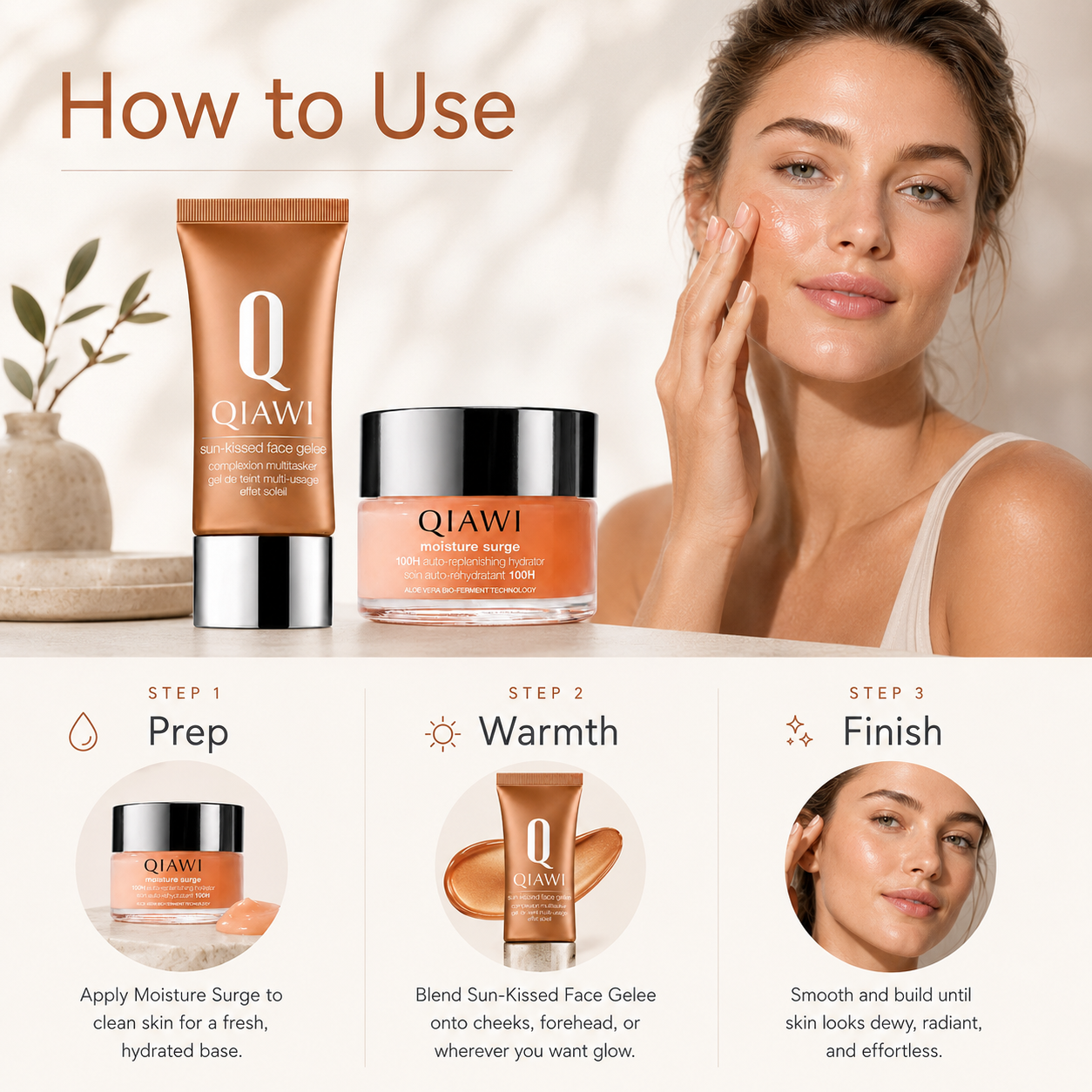 Hydrate. Glow. Look Sun-Kissed.