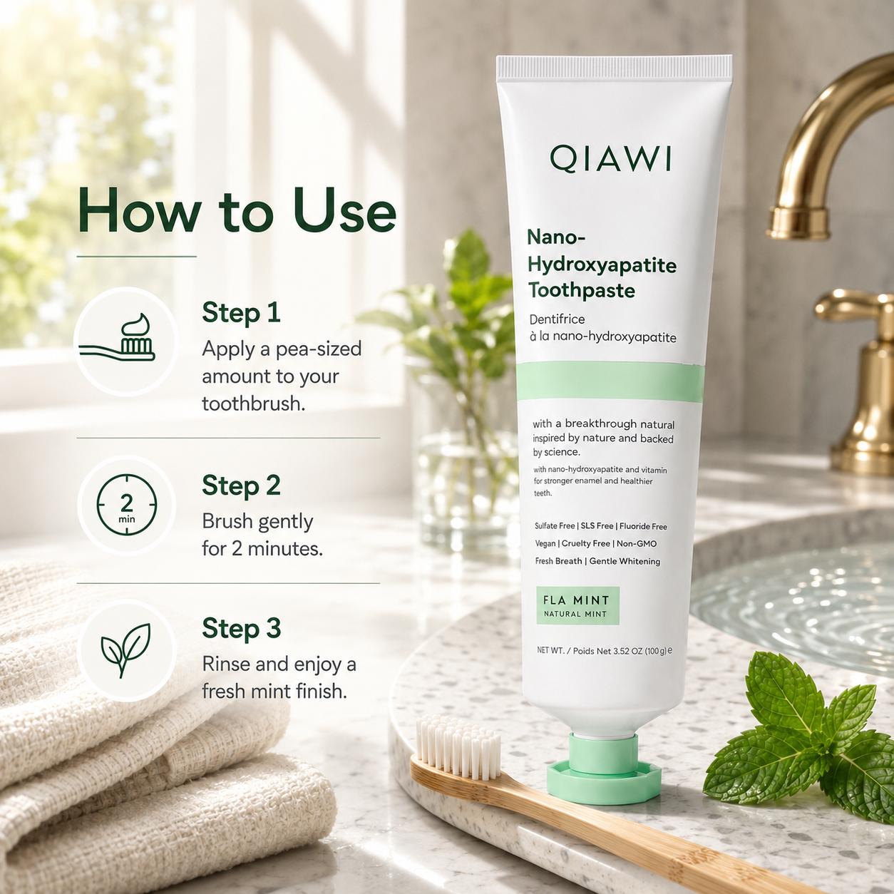 Stronger Enamel. Fresher Smile.