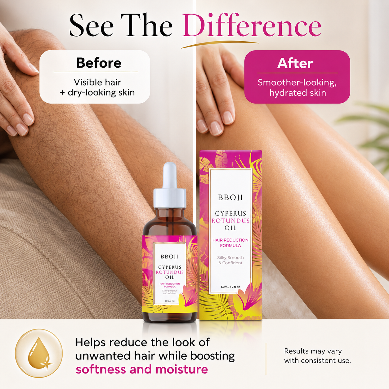 Hair-Minimizing Hydration Body Oil