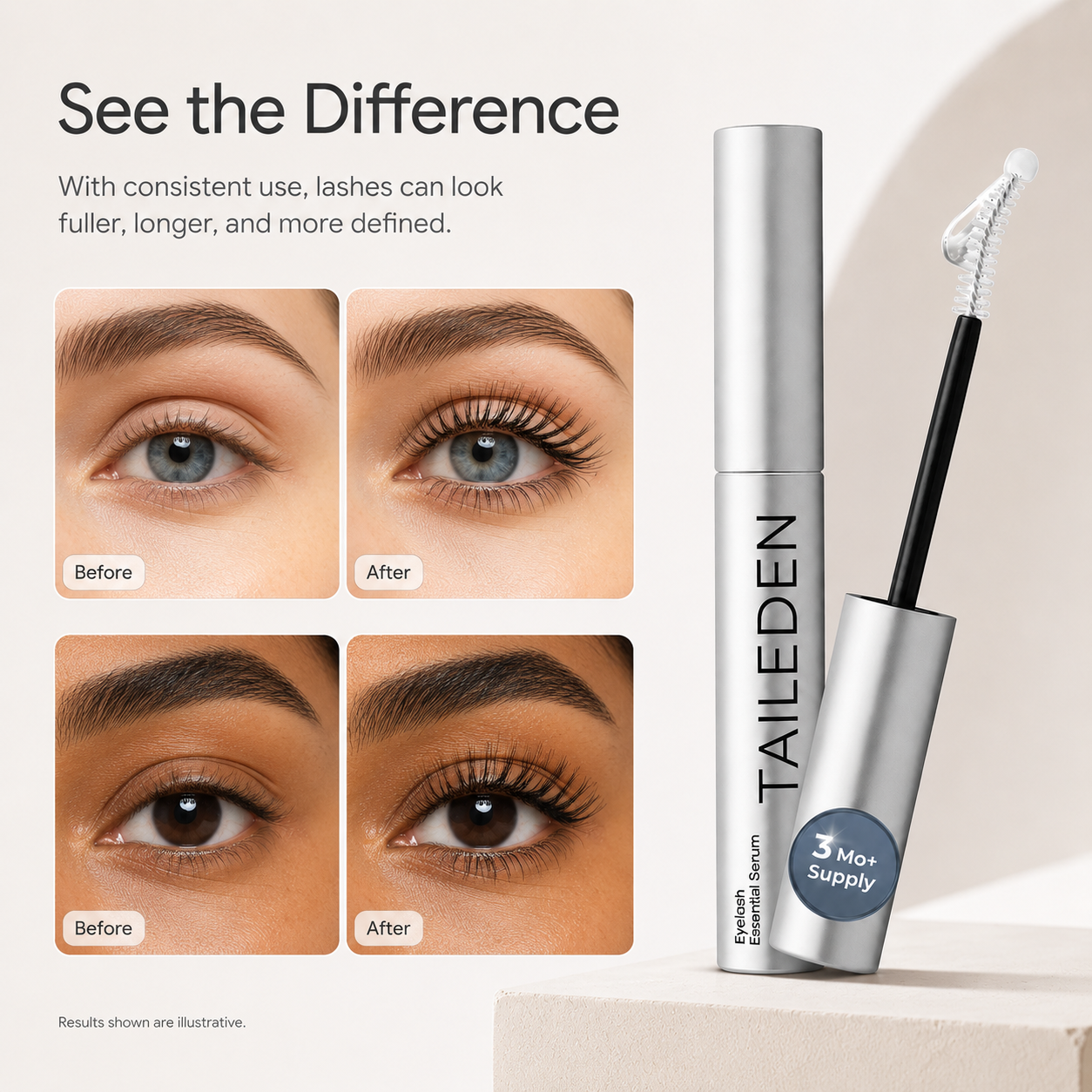 Longer, Fuller-Looking Lashes — The Easy Way