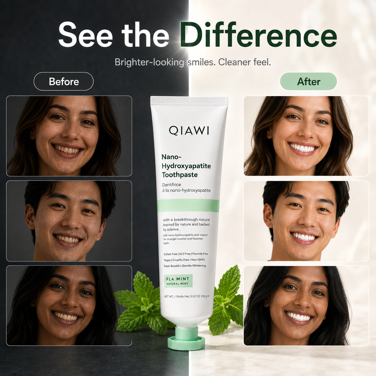 Stronger Enamel. Fresher Smile.