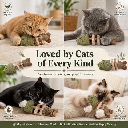 The Natural Chew Toy Cats Love