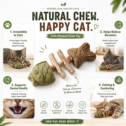 The Natural Chew Toy Cats Love