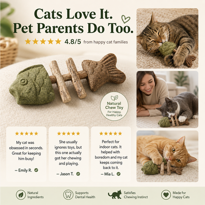The Natural Chew Toy Cats Love