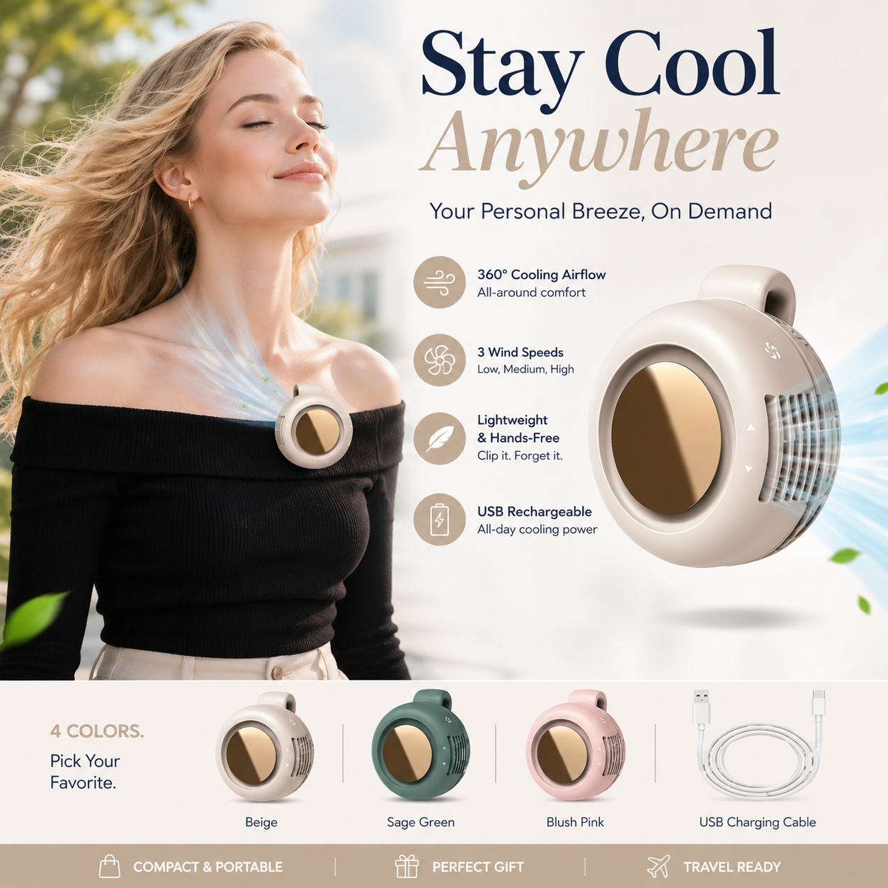 Mini Portable Fan