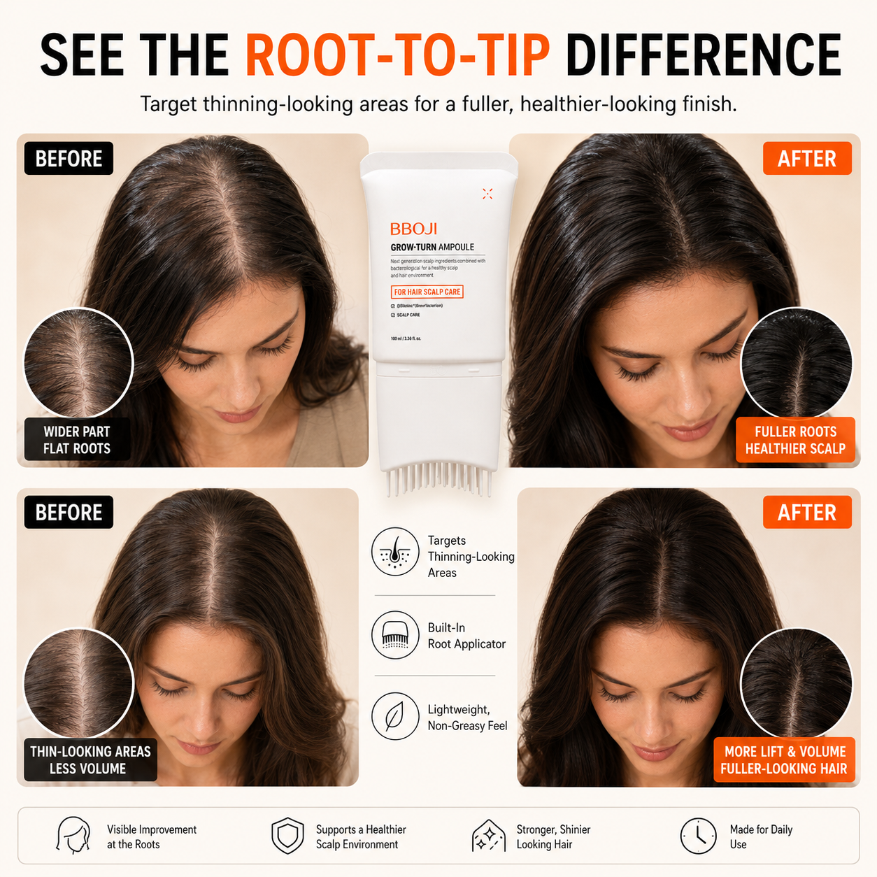 Scalp Serum for Fuller-Looking Hair