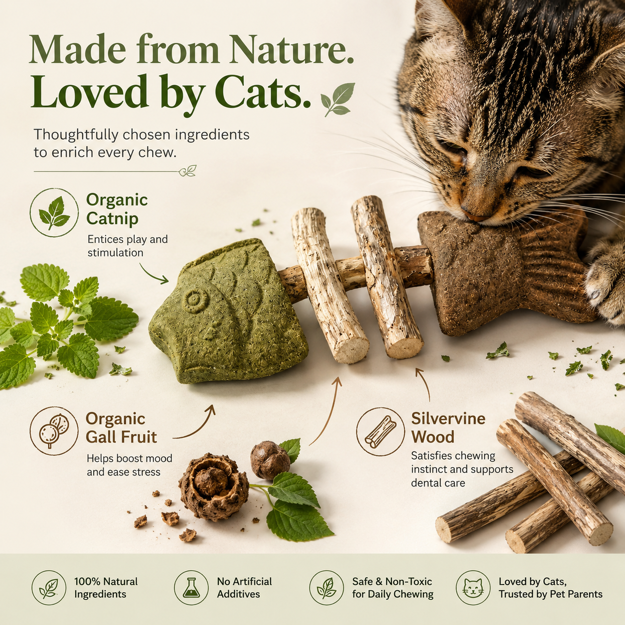The Natural Chew Toy Cats Love